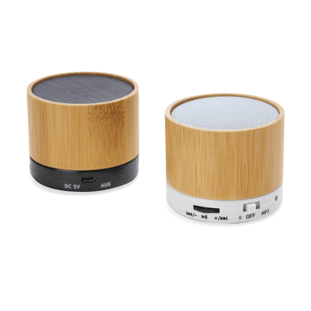 Caixinha De Som Bambu 04361 Personalizada