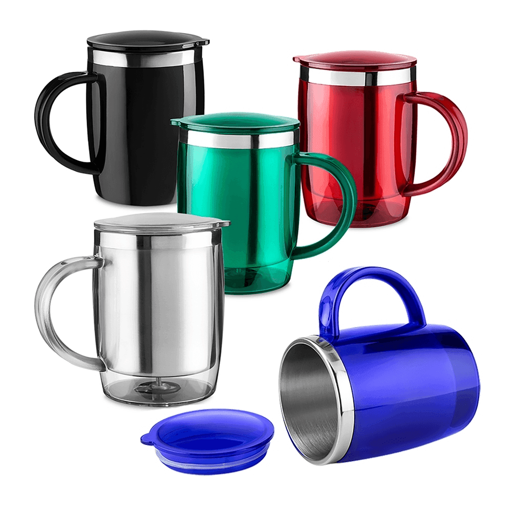 Caneca Plástica 400ml 14617 Personalizada