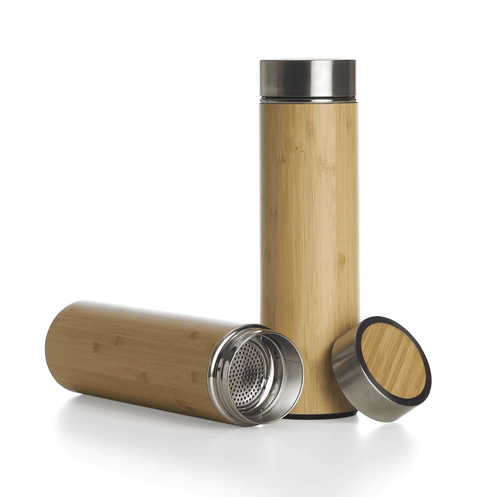 Garrafa Térmica Bambu 500ml 18642 Personalizada