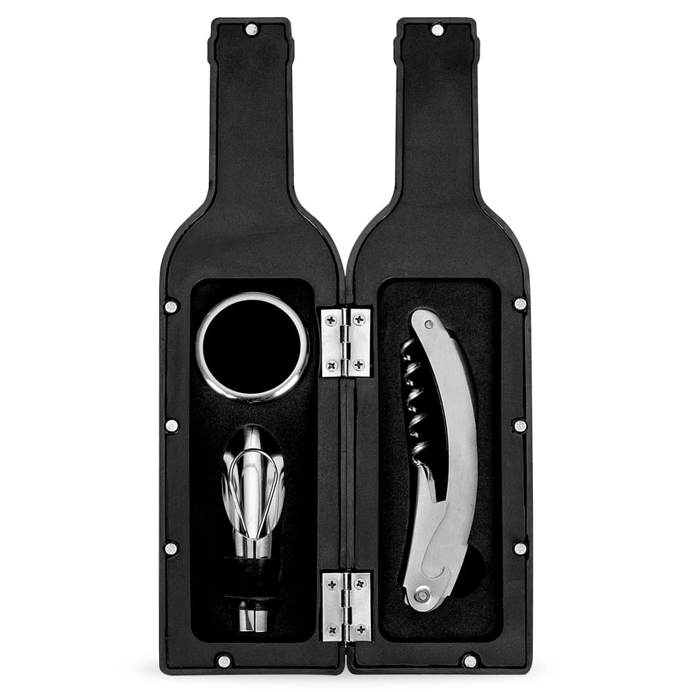 Kit Vinho Garrafa 3 Peças 11871 Personalizado