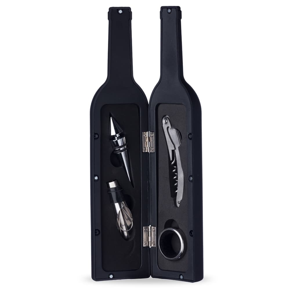 Kit Vinho Garrafa 4 Peças 12384 Personalizado
