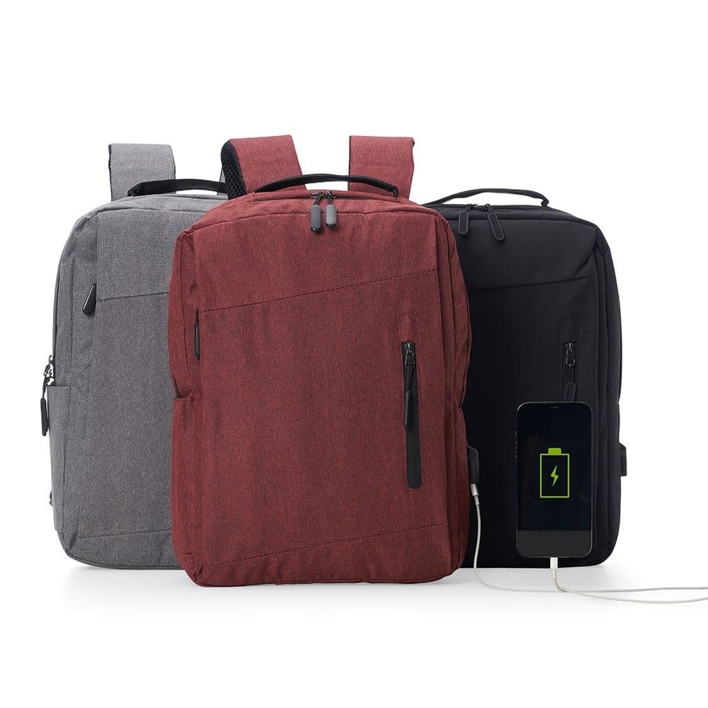 Mochila de Nylon USB 17L 11329 Personalizada