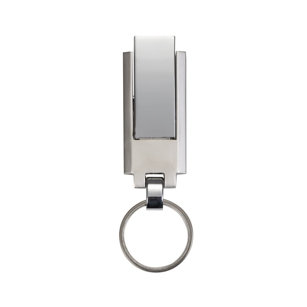Pen Drive Chaveiro Metal Grande 8 Gb Retrátil 037-8GB