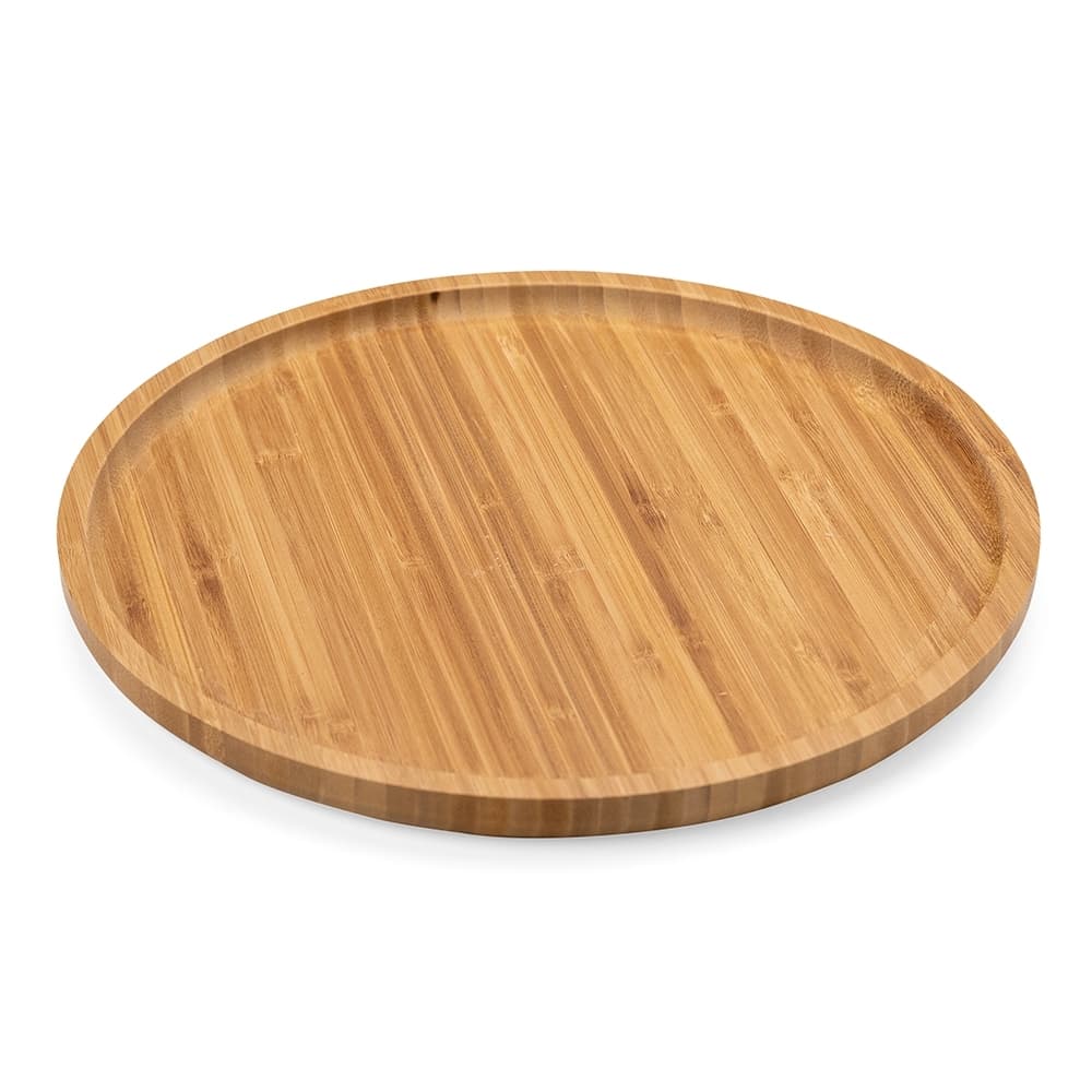 Petisqueira Redonda De Bambu 30 x 30 18612 Personalizada