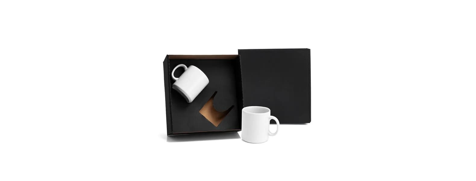 Kit Canecas Em Cerâmica Branca - 270Ml CO-21270