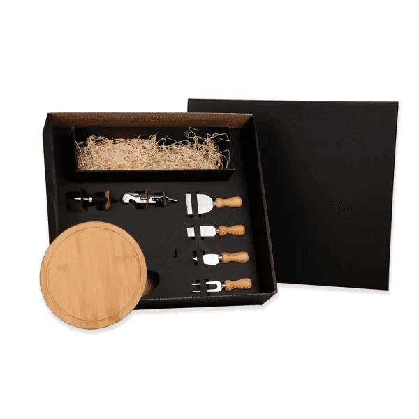 Kit Queijo E Vinho 7 Peças - KT-90020