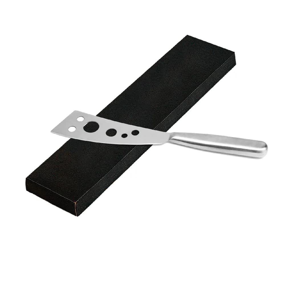 Faca Em Aço Inox Escovado Tamanho 5" Com 6 Furos UD-00080