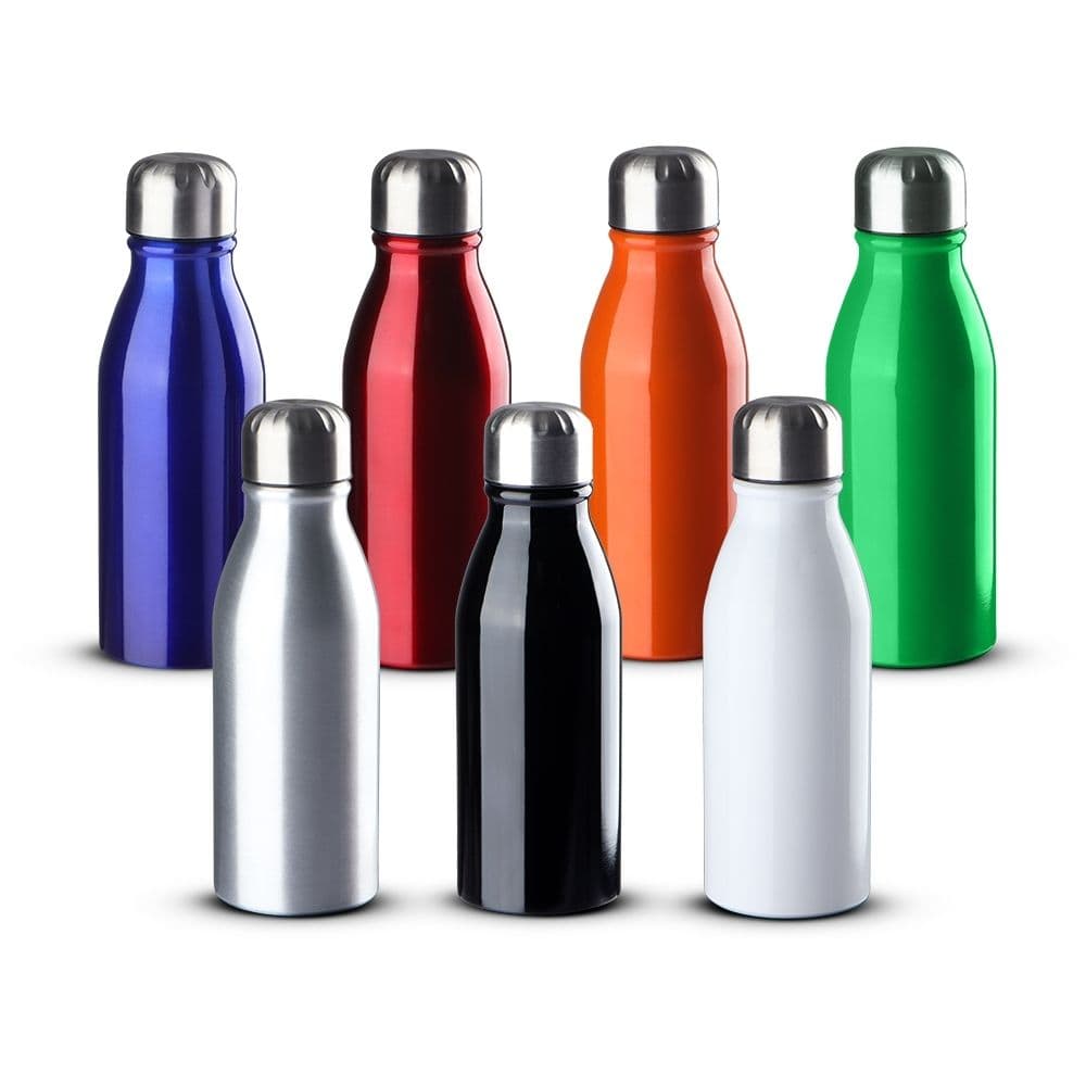 Garrafa Em Alumínio 500ml Com Tampa Em Inox 14839