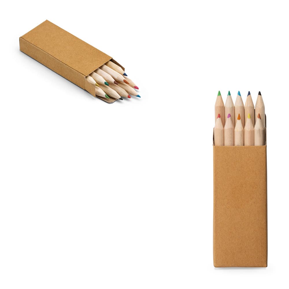 CRAFTI. Caixa De Cartão Com 10 Mini Lápis De Cor 51931