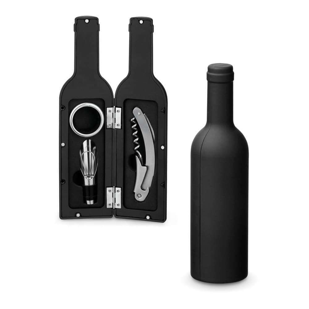 VINET. Conjunto Para Vinho Em Metal 94197