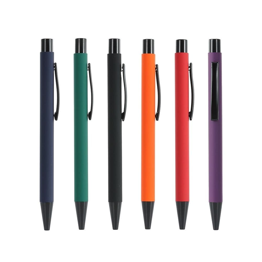 Caneta Metal Emborrachada 01018 Personalizado