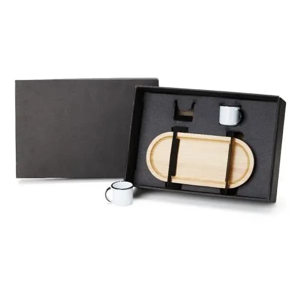 Kit Bandeja E Canecas - 3 Pçs KT-90270