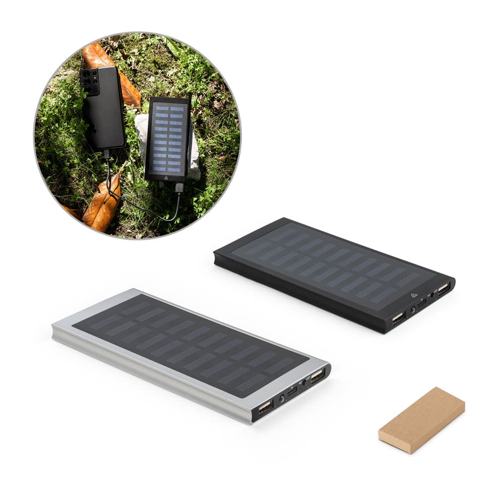 CLERK. Bateria Portátil Em 100% Alumínio Reciclado 8'000 Mah 97137