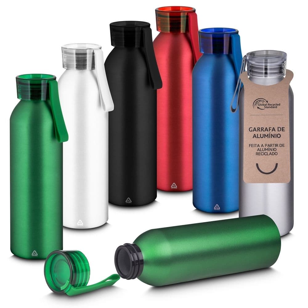 Garrafa em Alumínio Reciclável 600ml 15082