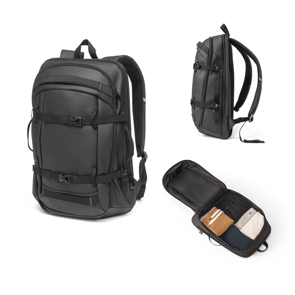 KAMPALA. Mochila Para Notebook Em 900D Poliéster Reciclado De Alta Densidade Com Revestimento Resistência À Agua 17'3" 92363