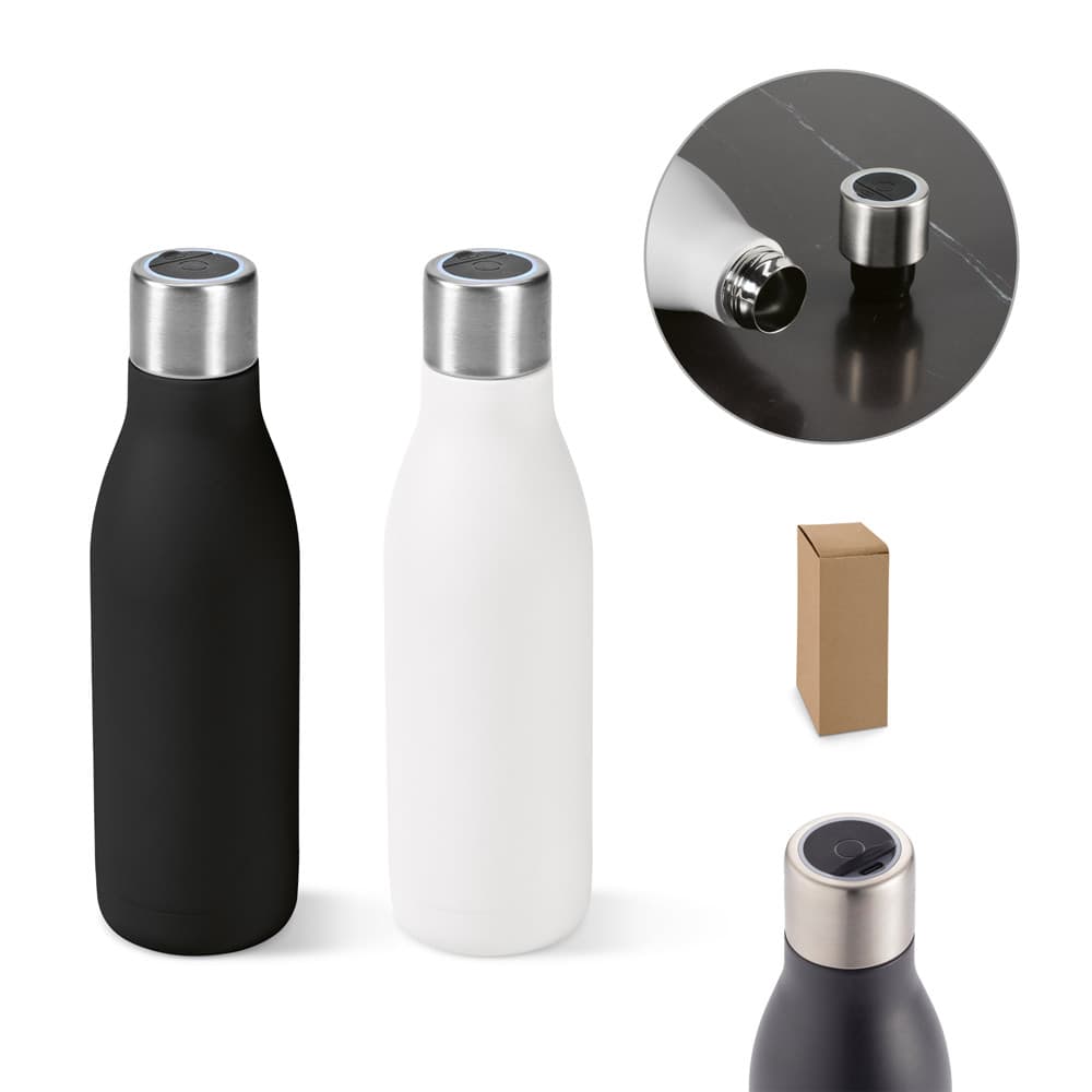 CHILWELL. Garrafa Em Aço Inox (90% Reciclado) De Parede Dupla Térmica 500 Ml 94343