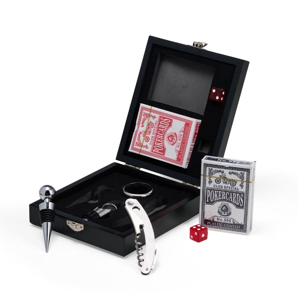 Kit Vinho Com Jogo De Baralho 08128