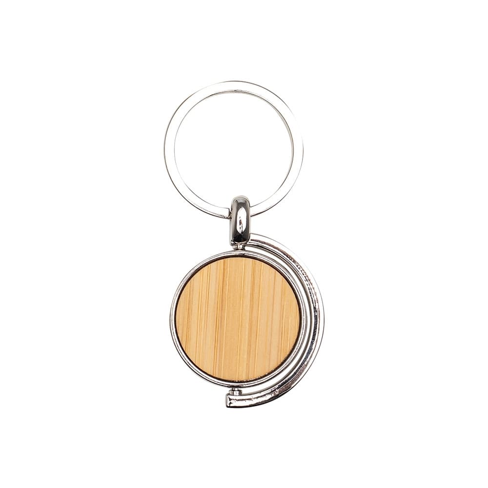 Chaveiro Madeira E Metal 08237