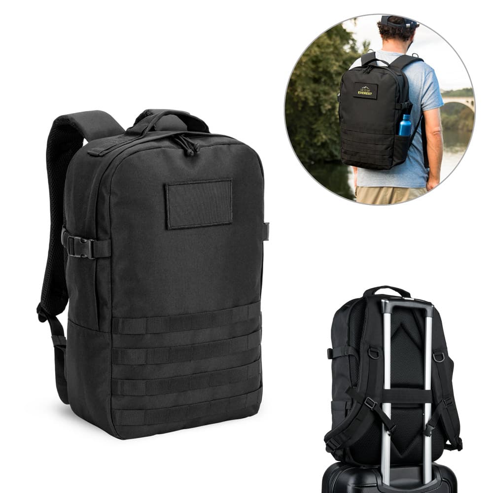 EDINBURGH BPACK. Mochila Estilo Militar Em Poliéster Reciclado 600D, De Alta Densidade, Com Bolso Para Notebook 17'3" 21 L 92387