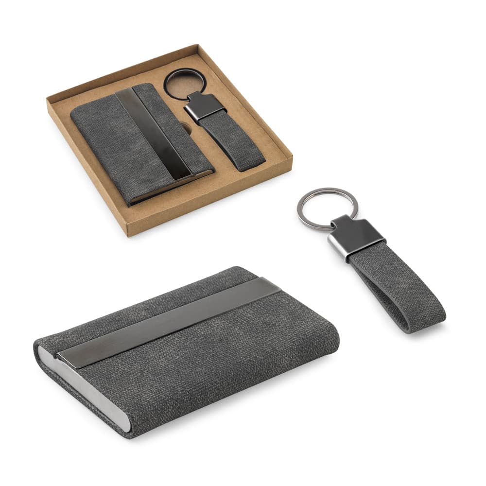 VAUGHN. Conjunto Porta-Cartões e Chaveiro 95100