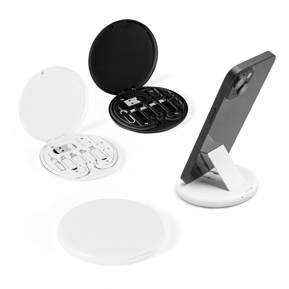 SYSTROM. Conjunto Cabo E Adaptadores Super-Rápido Em ABS 100% Reciclado 97187