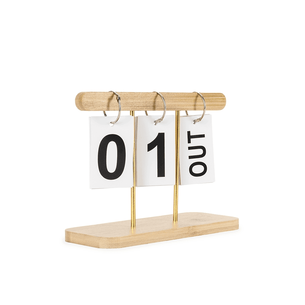 Calendário Permanente Bambu 19027