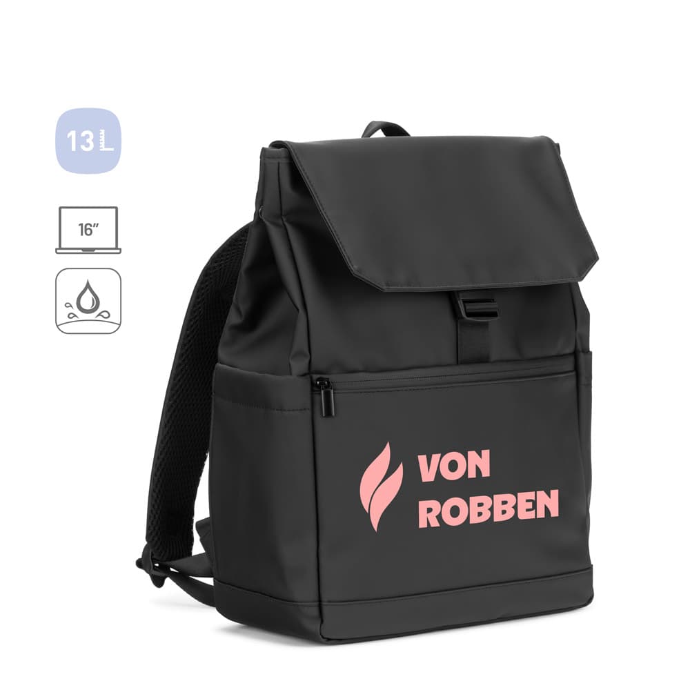 Azores Bag. Mochila Para Computador Portátil (16") Em Pu, Com Pala Que Cobre Todos Os Compartimentos 92578