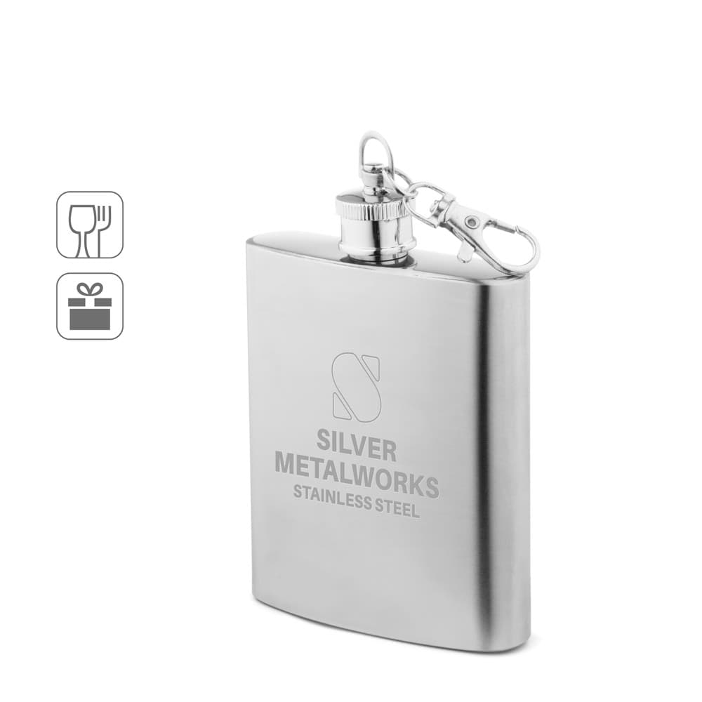 Muse M. Garrafa De Bolso Em Aço Inox (100 Ml) 94437