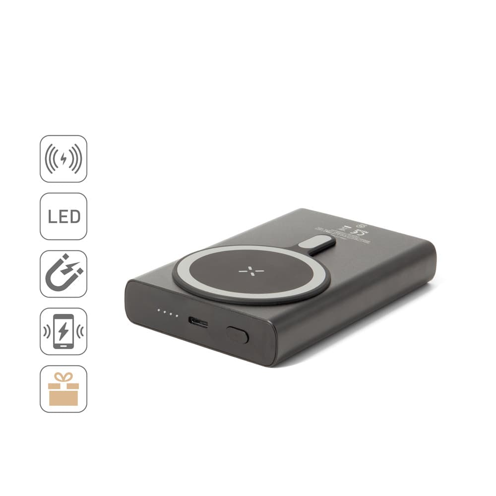 Wright 10: powerbank magnético super-rápido em alumínio e ABS reciclados (10.000 mAh) - 97216