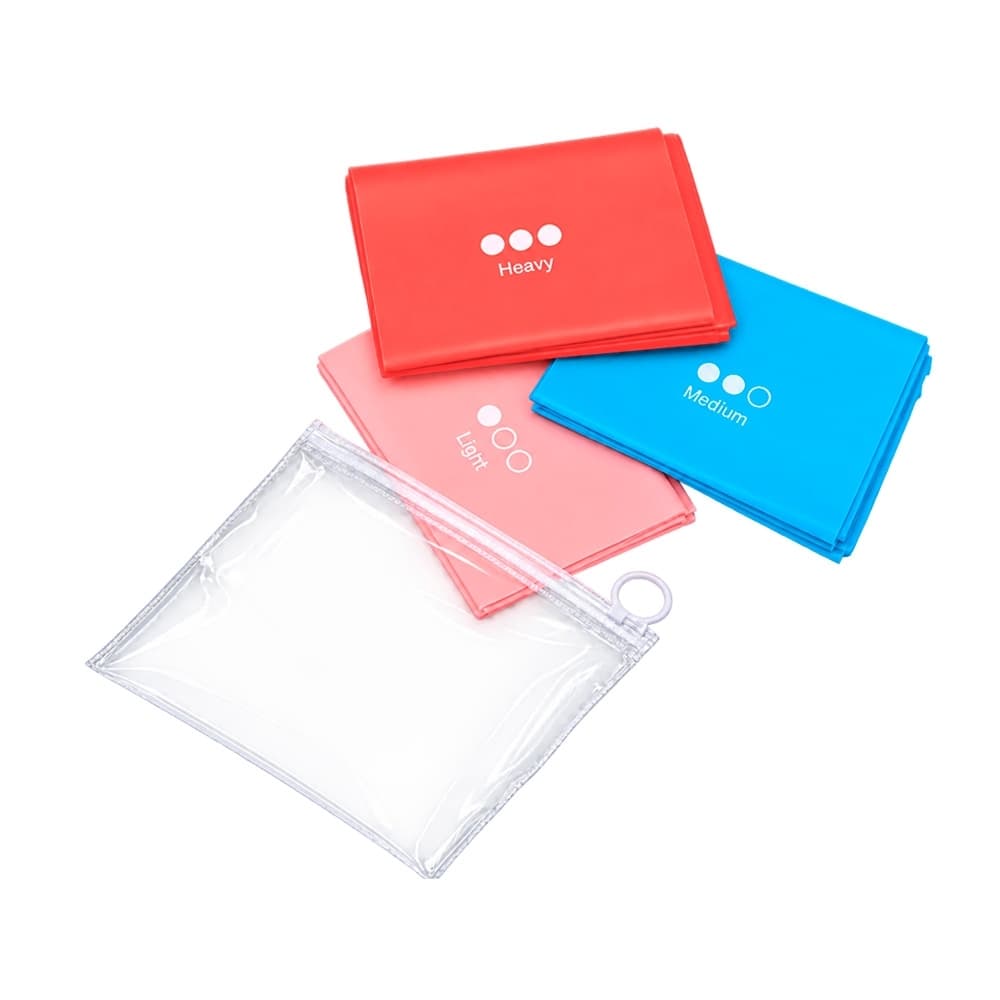 Kit Faixas Elasticas P/ Exercicios C/3 09351