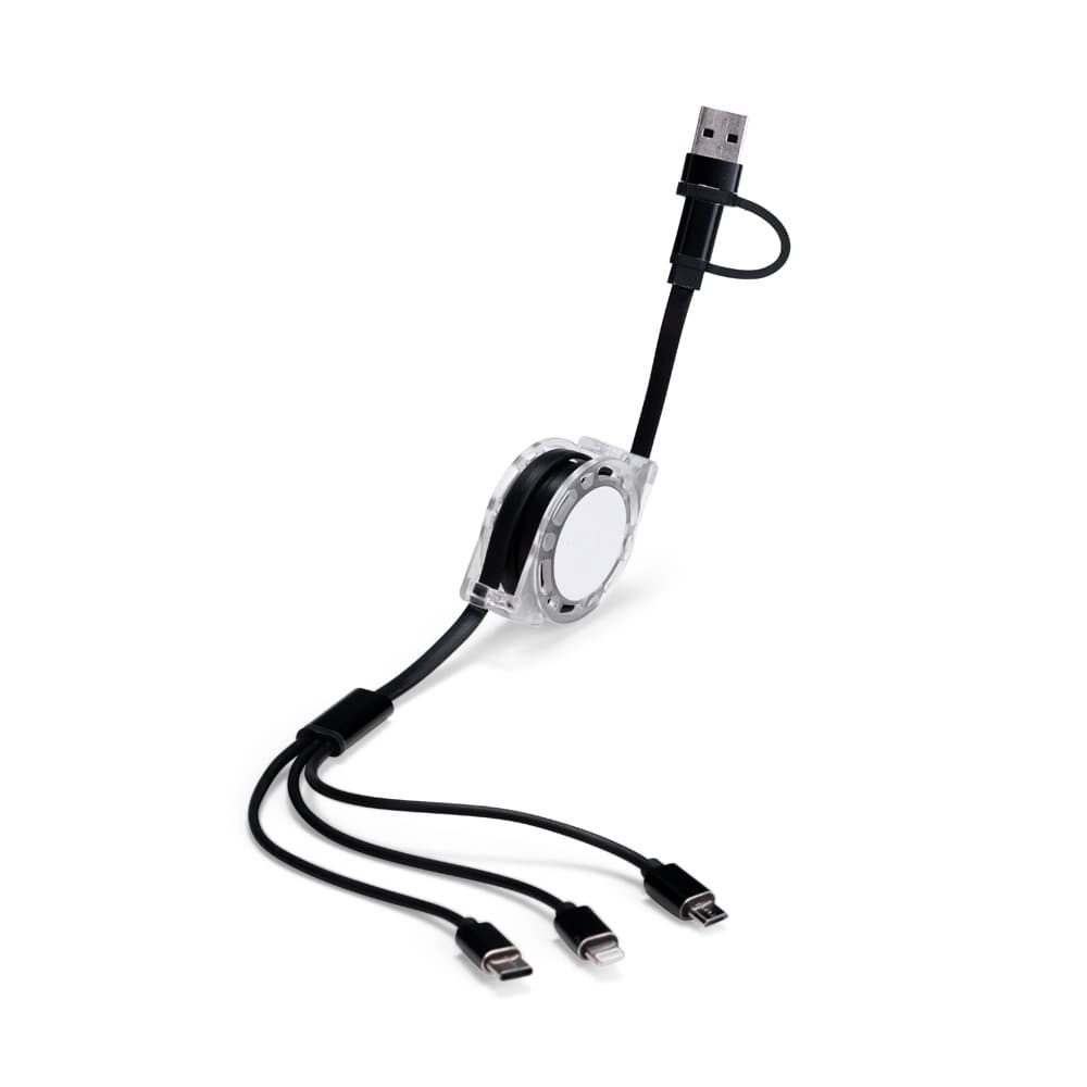 Cabo Usb Retrátil 3 Em 1 09287